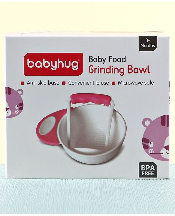 Babyhug Baby Food Grind Bowl - Pink