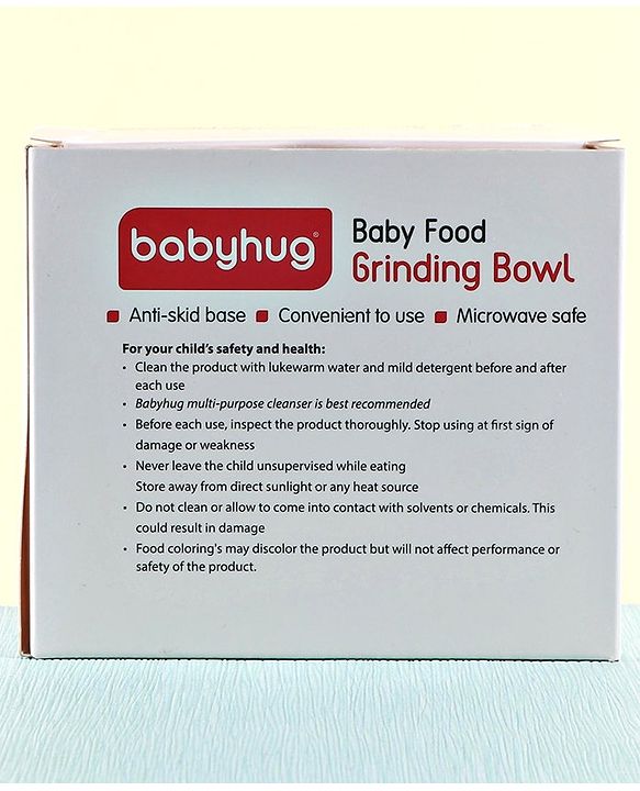 Babyhug Baby Food Grind Bowl - Pink