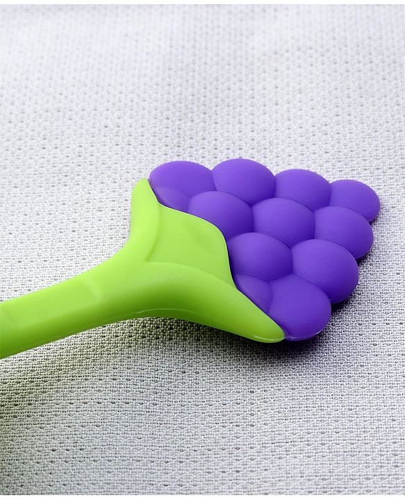 Babyhug Grapes Shape Silicone Teether - Purple