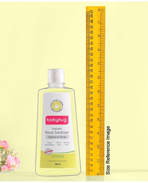Babyhug Alcohol Based Hand Sanitizer Citrus Fragrance - 500 ml