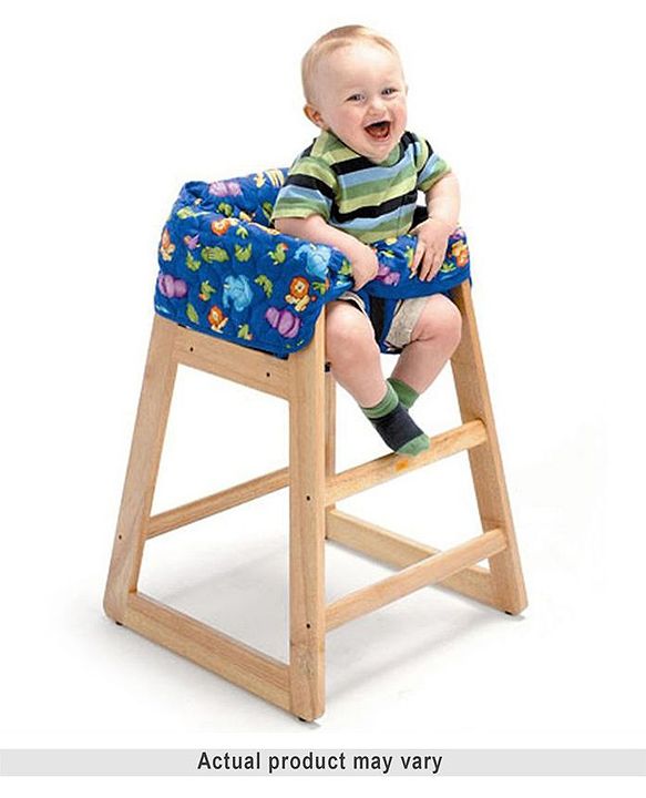 Babyhug Montreal Modern Pine Wood High Chair - Brown| Adjustable Food Tray| Stable Design