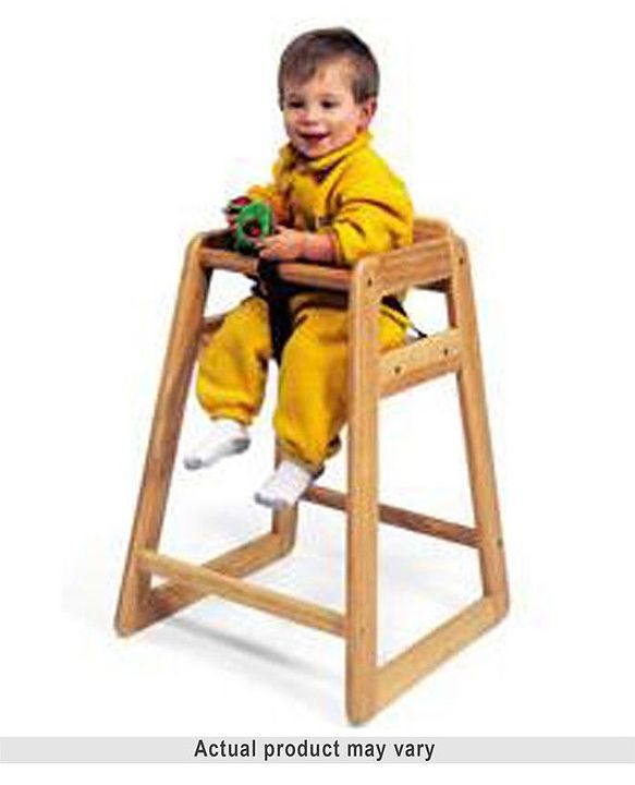 Babyhug Montreal Modern Pine Wood High Chair - Brown| Adjustable Food Tray| Stable Design