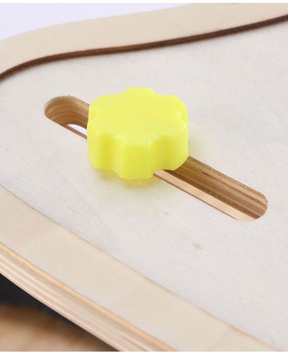 Babyhug Montreal Modern Pine Wood High Chair - Brown| Adjustable Food Tray| Stable Design