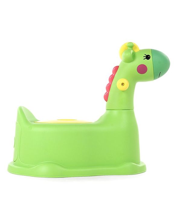 Babyhug Giraffe Shaped Potty Chair - Green