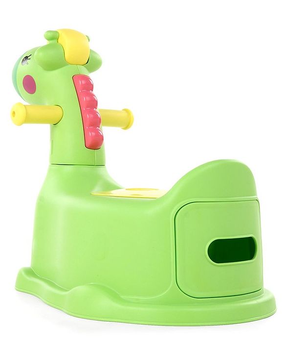 Babyhug Giraffe Shaped Potty Chair - Green