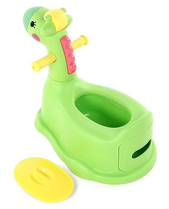 Babyhug Giraffe Shaped Potty Chair - Green