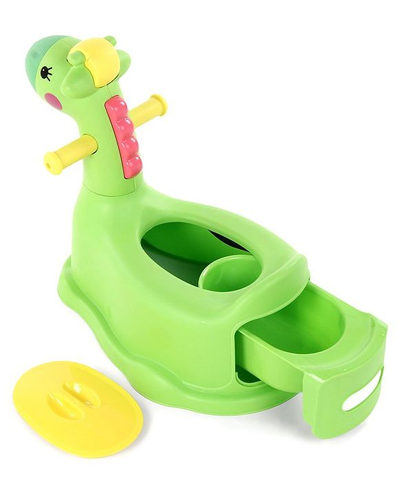 Babyhug Giraffe Shaped Potty Chair - Green