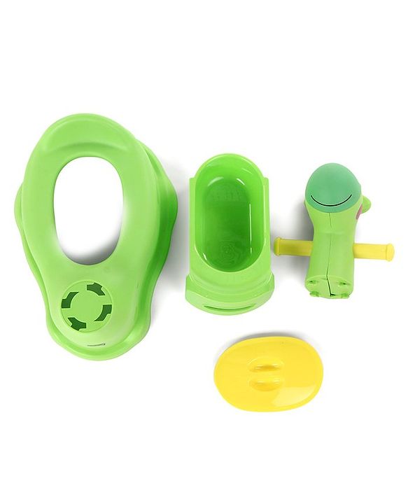Babyhug Giraffe Shaped Potty Chair - Green