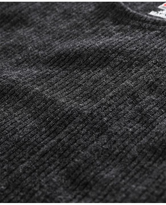Babyhug Sleeveless Thermal Vest - Dark Grey