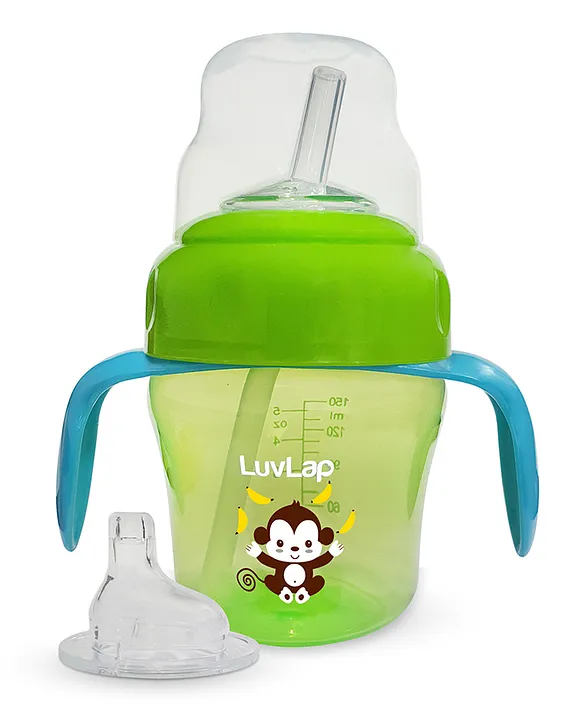 LuvLap Baby Sipper Cup Sipper Bottle Baby Cup & Straw Sipper Cup