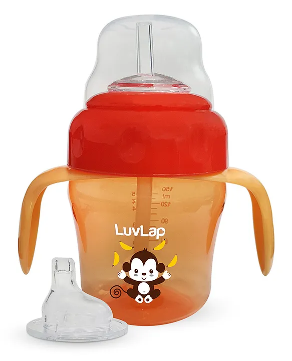 LuvLap Baby Sipper Cup Sipper Bottle Baby Cup & Straw Sipper Cup