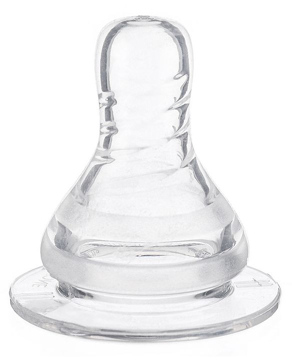 Babyhug Mountain Shape Feeding Bottle White 125 ml - ( Nipple Design May Vary)