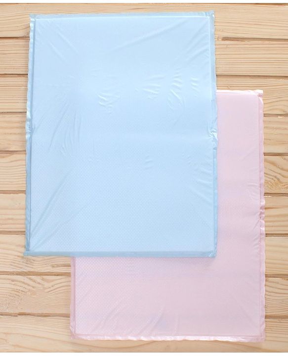 Babyhug Sponge Sheet Large Pack of 2 - Pink Blue