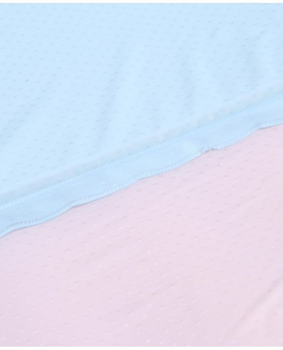 Babyhug Sponge Sheet Large Pack of 2 - Pink Blue