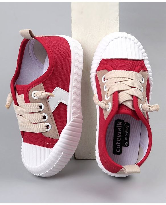 Cute Walk by Babyhug Casual Shoes - Red