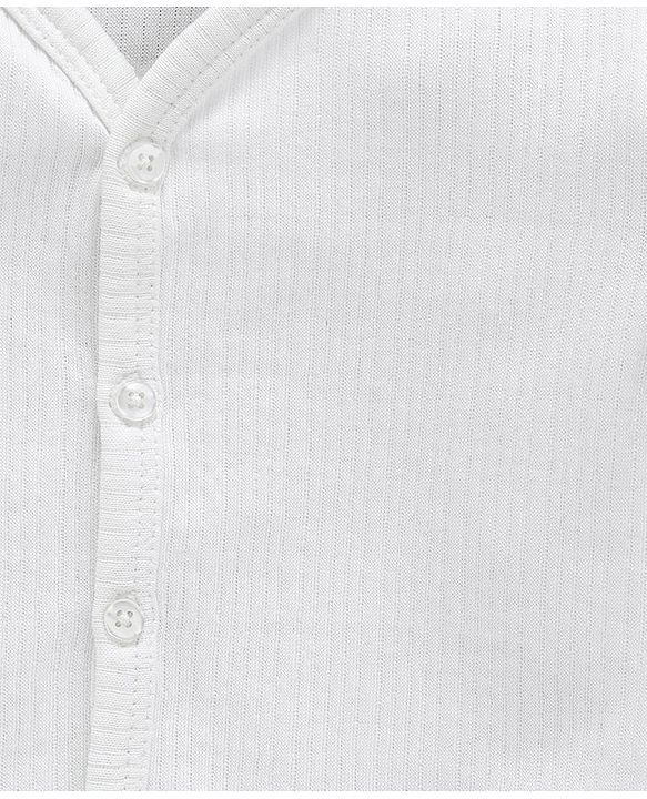 Babyhug Full Sleeves Thermal Vest - Off White