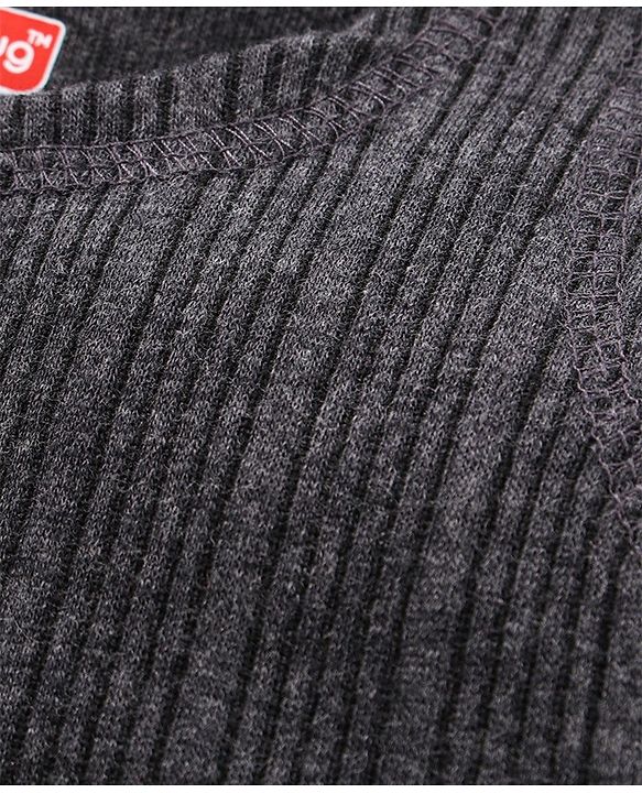 Babyhug Full Sleeves Thermal Vest - Dark Grey