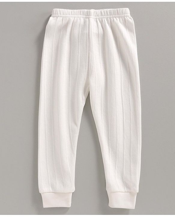 Babyhug Full Length Thermal Bottoms - Off White