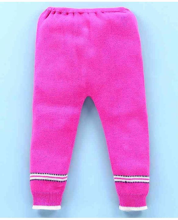 Babyhug Winter Wear Full Length Bottoms - Pink