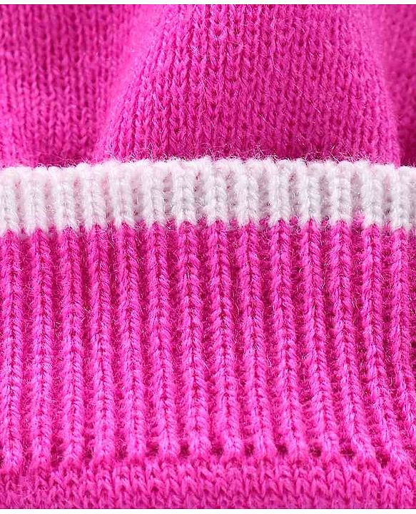 Babyhug Winter Wear Full Length Bottoms - Pink