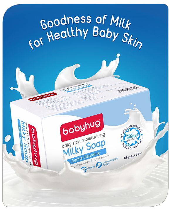 Babyhug Daily Rich Moisturising Milky Soap - 75 g