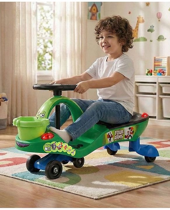Babyhug Ben10 Gyro Swing Car