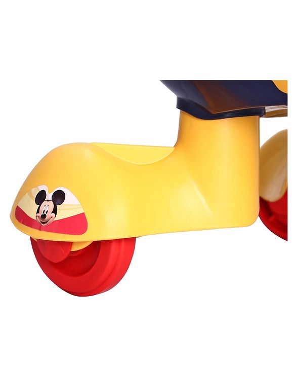 Babyhug Mickey Gyro Swing Car - Red Blue