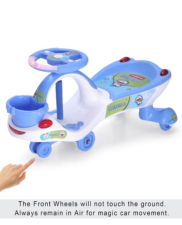 Babyhug Doremon Gyro Swing Car - Red Blue