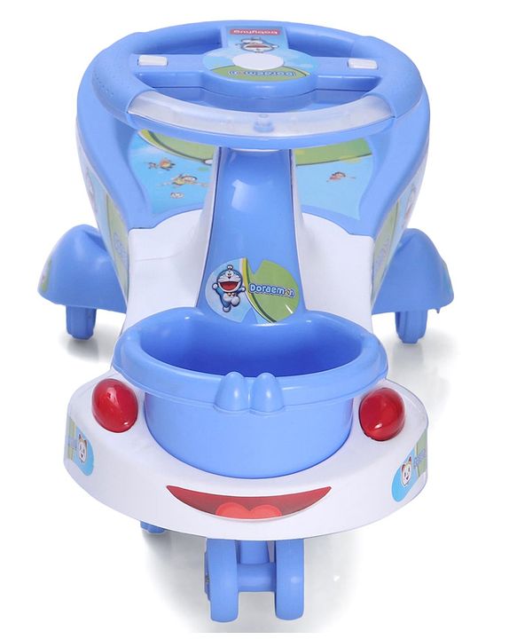 Babyhug Doremon Gyro Swing Car - Red Blue