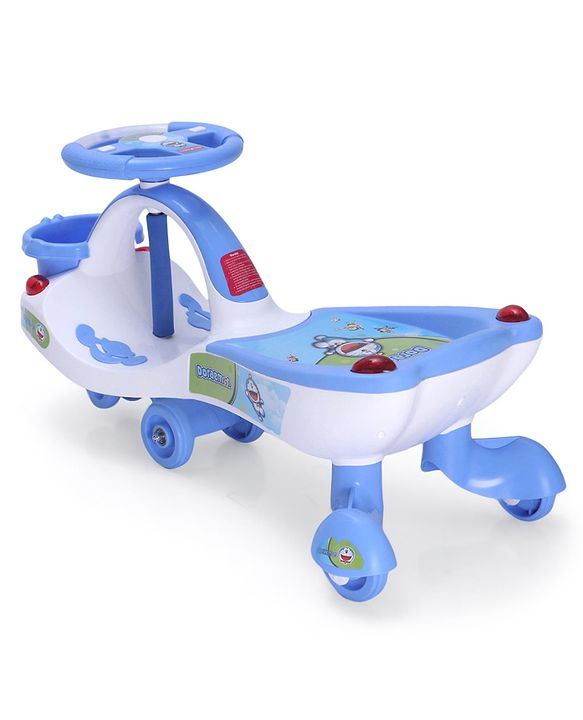 Babyhug Doremon Gyro Swing Car - Red Blue