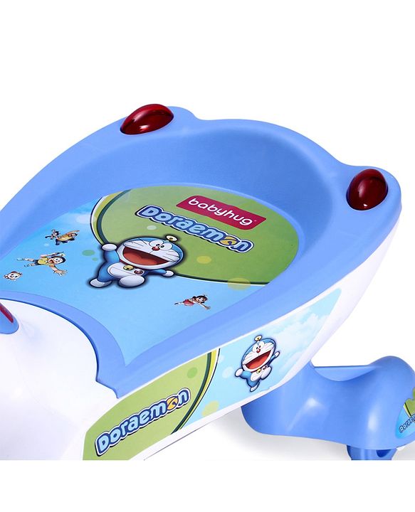 Babyhug Doremon Gyro Swing Car - Red Blue