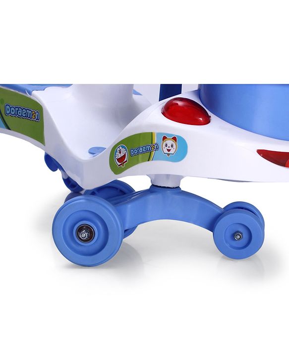 Babyhug Doremon Gyro Swing Car - Red Blue