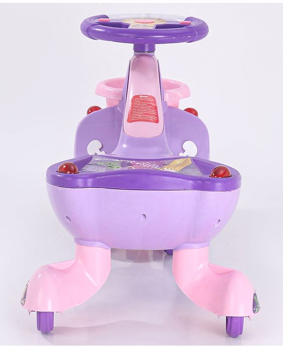 Babyhug Princess Gyro Swing Car - Purple