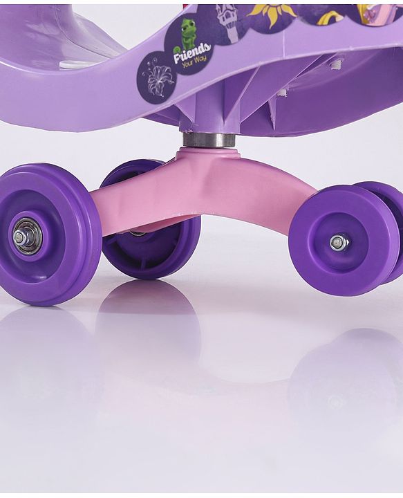 Babyhug Princess Gyro Swing Car - Purple