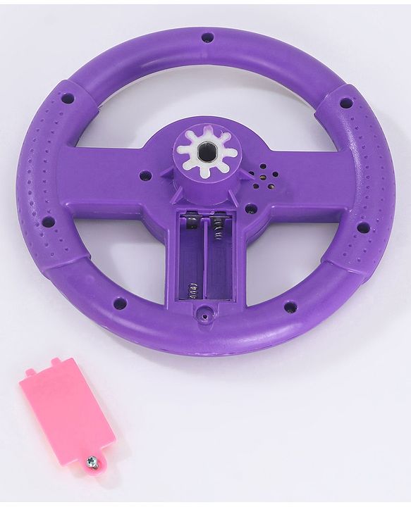 Babyhug Princess Gyro Swing Car - Purple