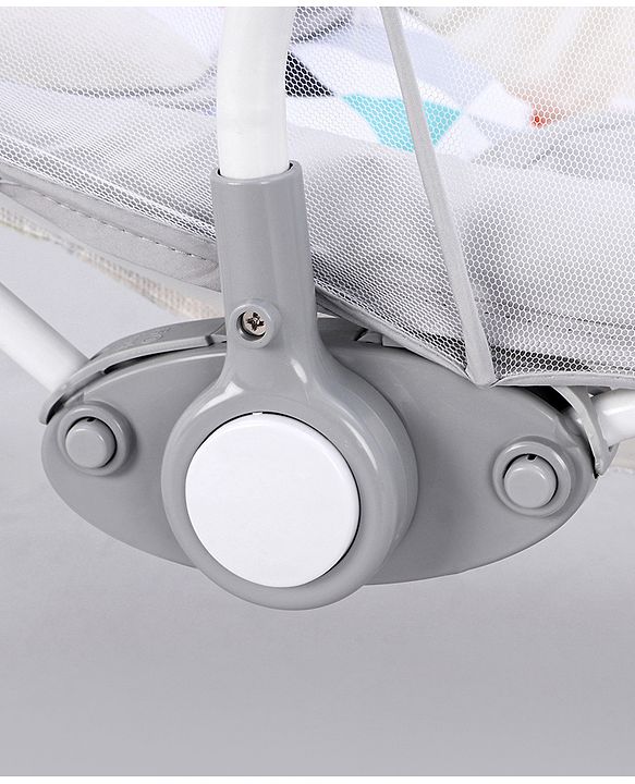 Babyhug Galaxy Electric Swing with Extra Free Motor & Remote - Grey (Without Hanging Toys)