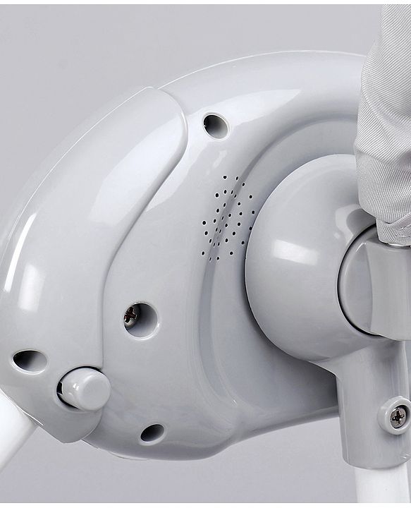 Babyhug Galaxy Electric Swing with Extra Free Motor & Remote - Grey (Without Hanging Toys)