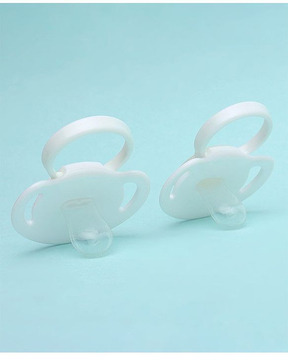 Babyhug Silicone Pacifier Pack of 2 - White