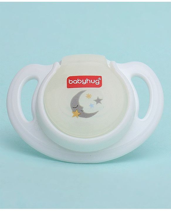 Babyhug Silicone Pacifier Pack of 2 - White