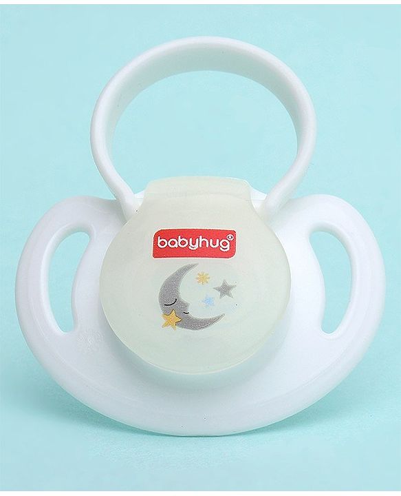 Babyhug Silicone Pacifier Pack of 2 - White