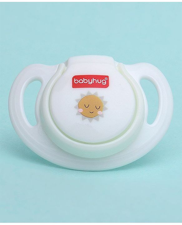 Babyhug Silicone Pacifier Pack of 2 - White