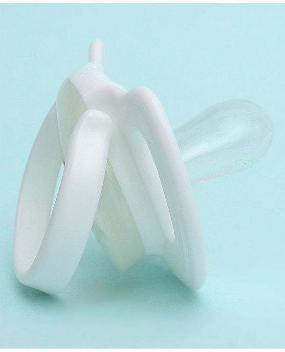 Babyhug Silicone Pacifier Pack of 2 - White
