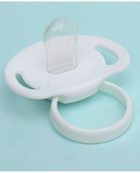 Babyhug Silicone Pacifier Pack of 2 - White