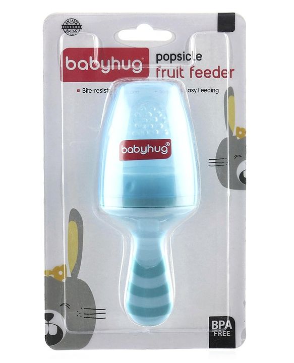 Babyhug Popsicle Shaped Fruit & Food Nibbler - Blue