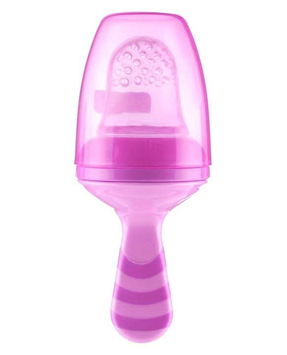 Babyhug Popsicle Shaped Fruit & Food Nibbler - Pink