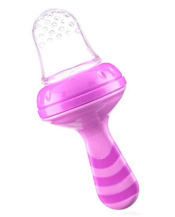Babyhug Popsicle Shaped Fruit & Food Nibbler - Pink