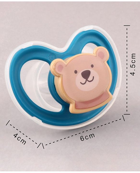 Babyhug Pacifier with Holder - Blue