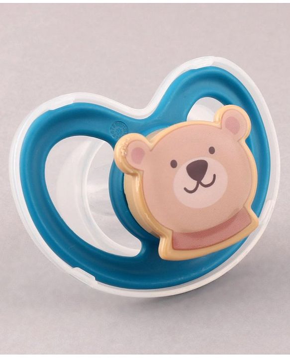 Babyhug Pacifier with Holder - Blue
