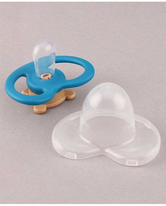 Babyhug Pacifier with Holder - Blue