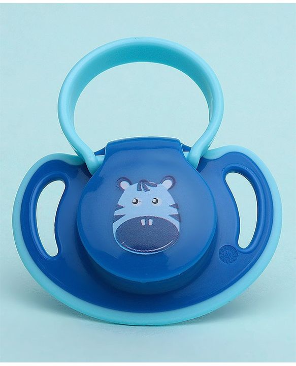 Babyhug Silicone Pacifier With Sterilizer Case Pack of 2 - Blue